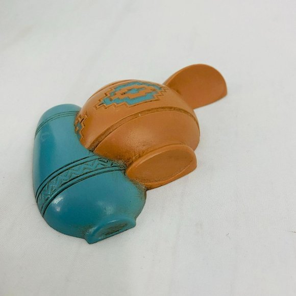 Vintage Southwestern Boho Cactus Clay Pot Decor Pair Wall Decor - Picture 9 of 10